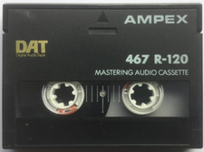 Ampex dat digital audio tape - digital,