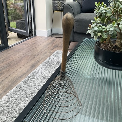 Antique wood wire - wire, whisk
