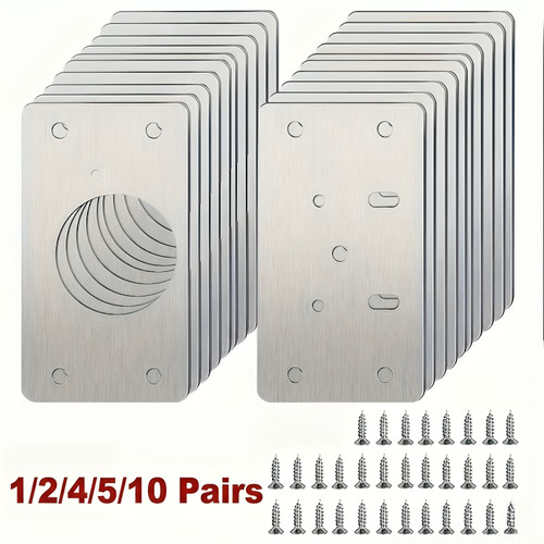 20x hinge repair plate cabinet - hinge,