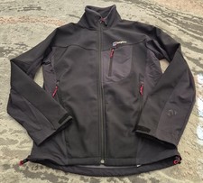Berghaus Softshell Jacket Mens Size M Black Hiking Outdoor Full Zip