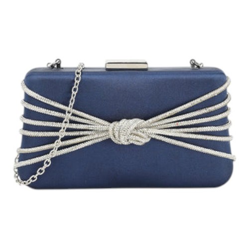 Women satin clutch bag hard - women's,