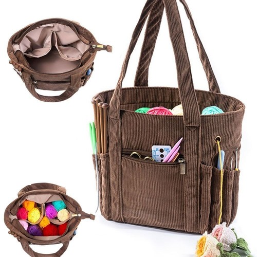 Knitting yarn storage bag - yarn,