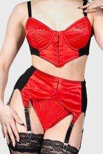 KILLSTAR Scarlet Webutant Bullet Bra In Red
