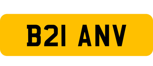 Cherished number plate - cherished,