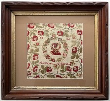 Antique 1856 Folk Art