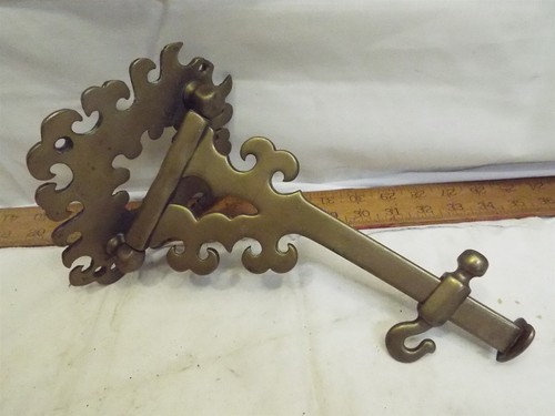Heavy cast brass ornate - cast,