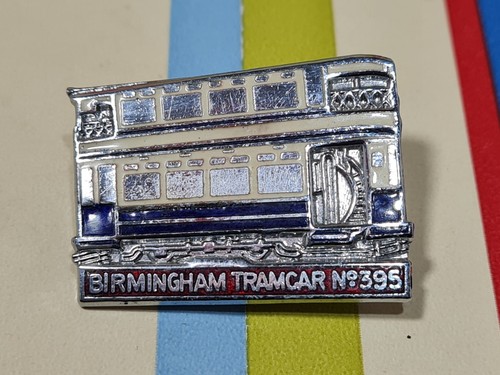 Vintage enamel tram car badge - enamel,
