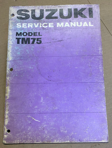 Suzuki oem service manual tm75 - oem,