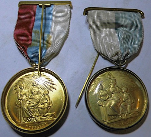 Three masonic jewels - masonic,