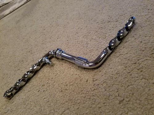 New chrome twisted bicycle - twisted,
