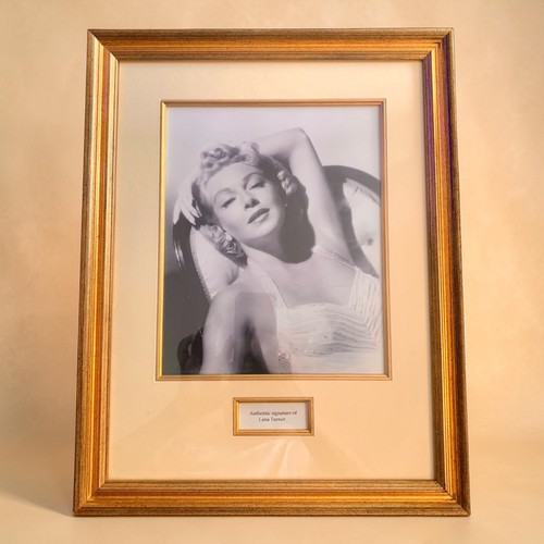 Lana turner authentic - lana, signed