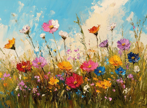 Wild flower meadow floral - wild,