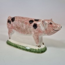 Rye Pottery Figure Of A Pig