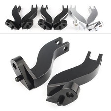 2x Passenger Rear Foot Peg Mount Kits Fit Harley Davidson Touring FLHT 93-16