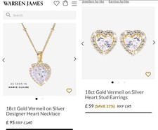 Warren James 18ct Vermeil Gold