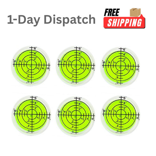 6pcs circular bubble spirit - 6pcs,