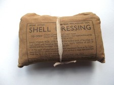 WW2 HOMEFRONT A.R.P SHELL DRESSING DATED 1938