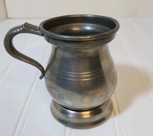 Victorian pewter pint - pewter,