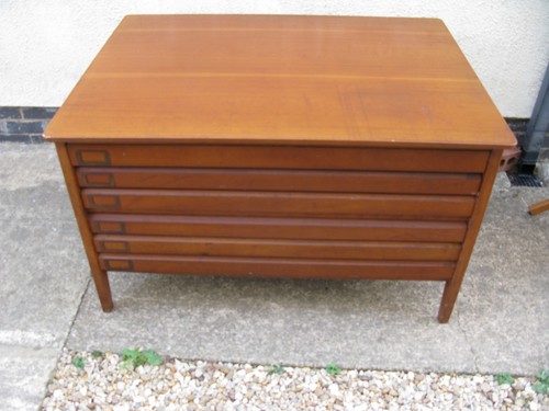 Mid century wooden plan - mid,