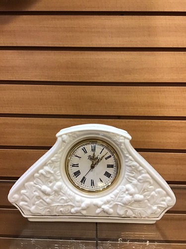 Belleek white china mantel - belleek,