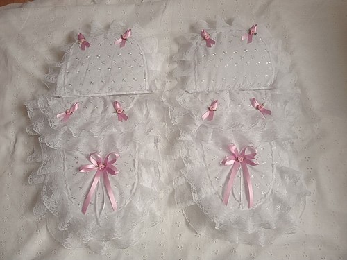 Dolls pram sets broderie - 2,