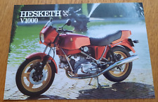 HESKETH V1000 motorbike sales