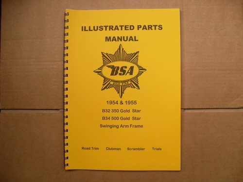 Bsa b32 and b34 goldstar - bsa, parts
