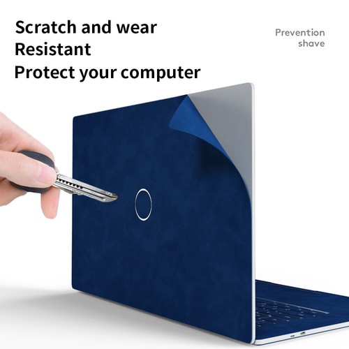 Leather laptop sticker skin - sticker,