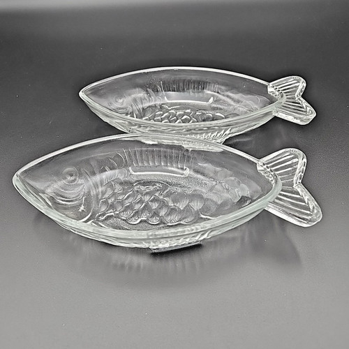 Vintage fish shaped glass - vintage,