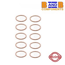 SUMP PLUG WASHERS x 10 T4 TRANSPORTER 2.4D 2.5TDI GOLF MK3 2.0 16V A2118