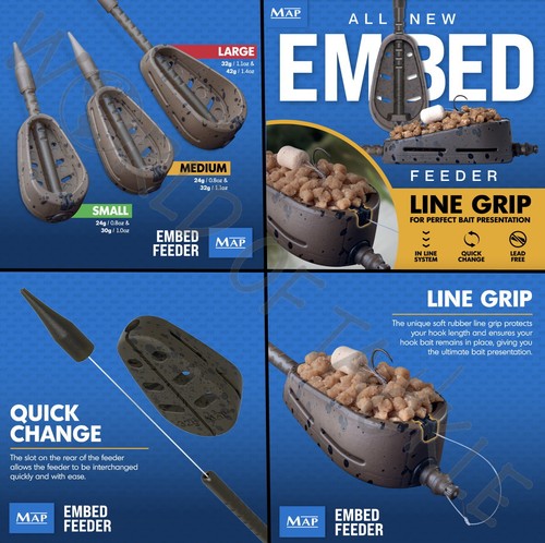 Map embed feeder - feeder, fishing