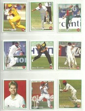 18 x SELECT Cricket Stickers 1997-98