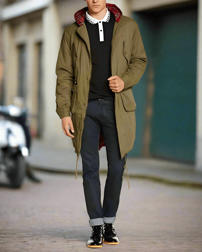 Merc tobias fishtail parka - fishtail,