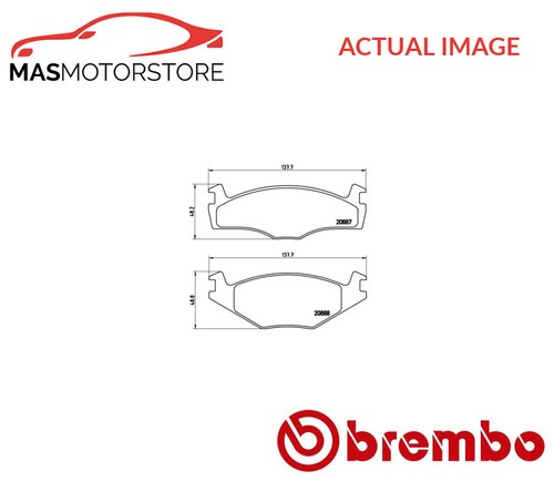 Brake pads set braking - set,