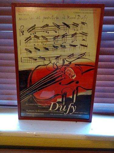 Raoul dufy exhibition poster - exhibition,