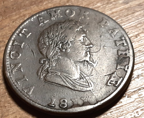 George iii conder halfpenny - iii,