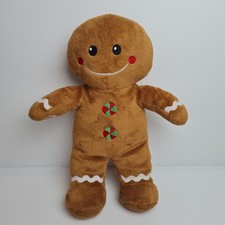 Build-A-Bear BAB Gingerbread Man Soft Toy Christmas Plush Teddy 15" Retired 2020