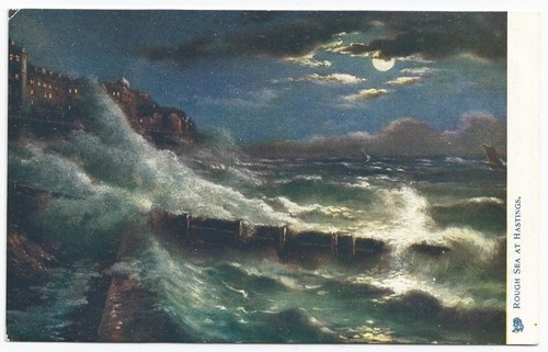 Hastings rough sea - rough,