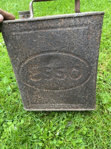 Vintage embossed esso fuel - vintage,