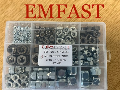 Assortment box 262pc 1 4 - 262pc, 1/4