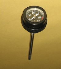 Oil temperature gauge for