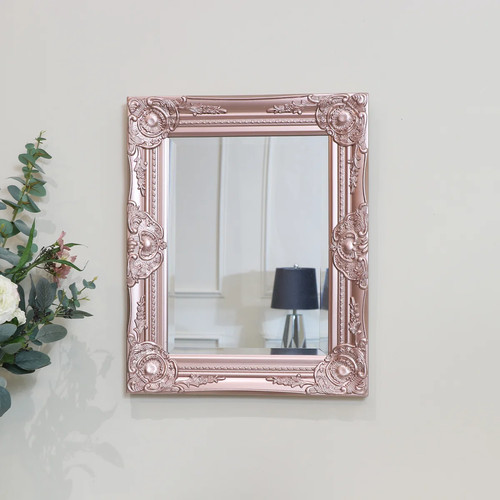 Ornate rose gold pink wall - rose,