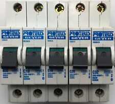 Proteus Geyer 10000 10Ka Type B C D Single Pole MCB Circuit Breaker 