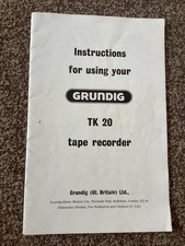Grundig tape recorder - tk,