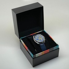 Paul Smith 50th ANNIVERSARY BLUE & GREEN CHRONOGRAPH WATCH Brand New in Box