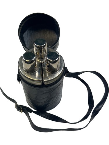 Vintage hip flask - vintage, set