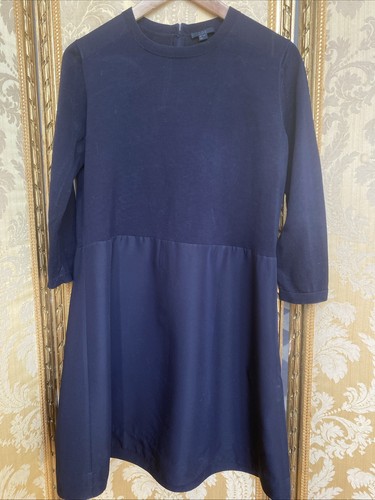 Navy cos dress knitted - dress,