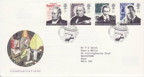 Stamps first day cover - day,