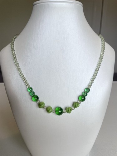 Antique art deco green glass - green,
