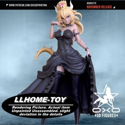 Scale bowsette dress resin - 1/6,